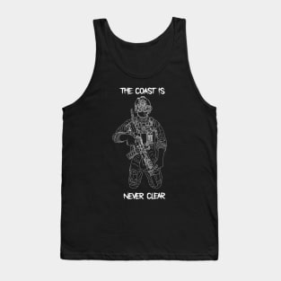 The Coast Is Never Clear (Invert) Tank Top